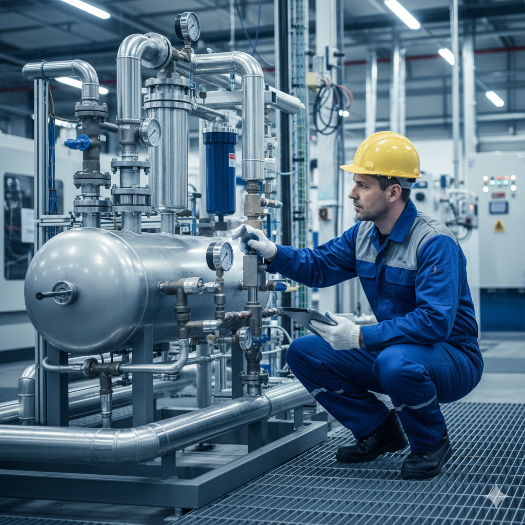 Equipe de engenheiros da Hidráulica Marques